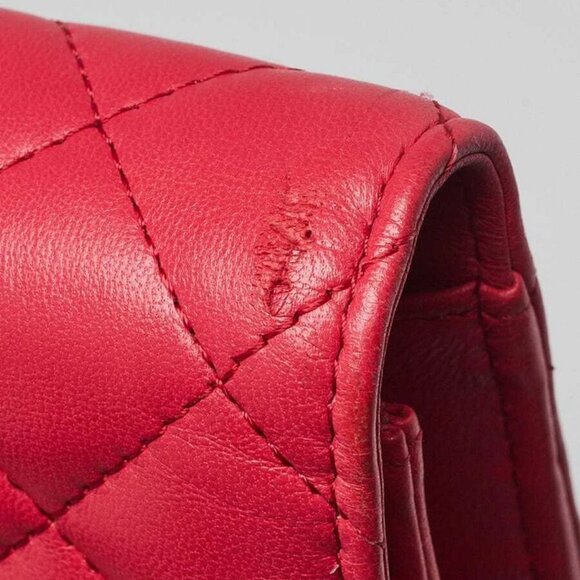 Chanel Pink Quilted Lambskin Leather Classic CC WOC Clutch Bag - Picture 5 of 12